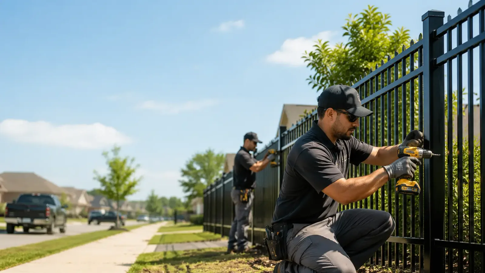 Metal Fence Installation in Woodbine, IA